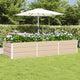 Vidaxx jardinière ivoire 240 x 80 x 45 cm acier