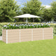 Vidaxx jardinière ivoire 240 x 80 x 75 cm acier
