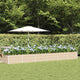 Vidaxx jardinière ivoire 480 x 80 x 45 cm acier
