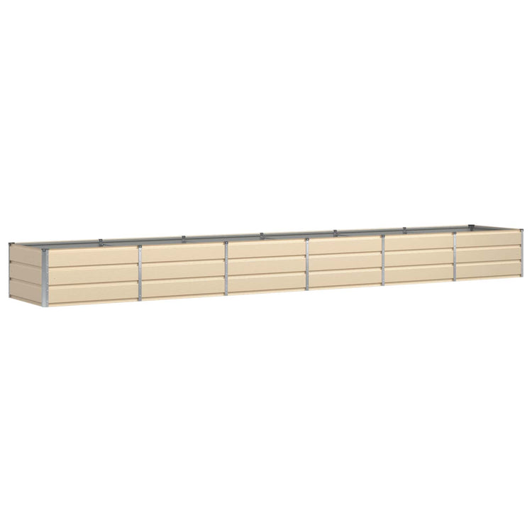 Vidaxx jardinière ivoire 480 x 80 x 45 cm acier