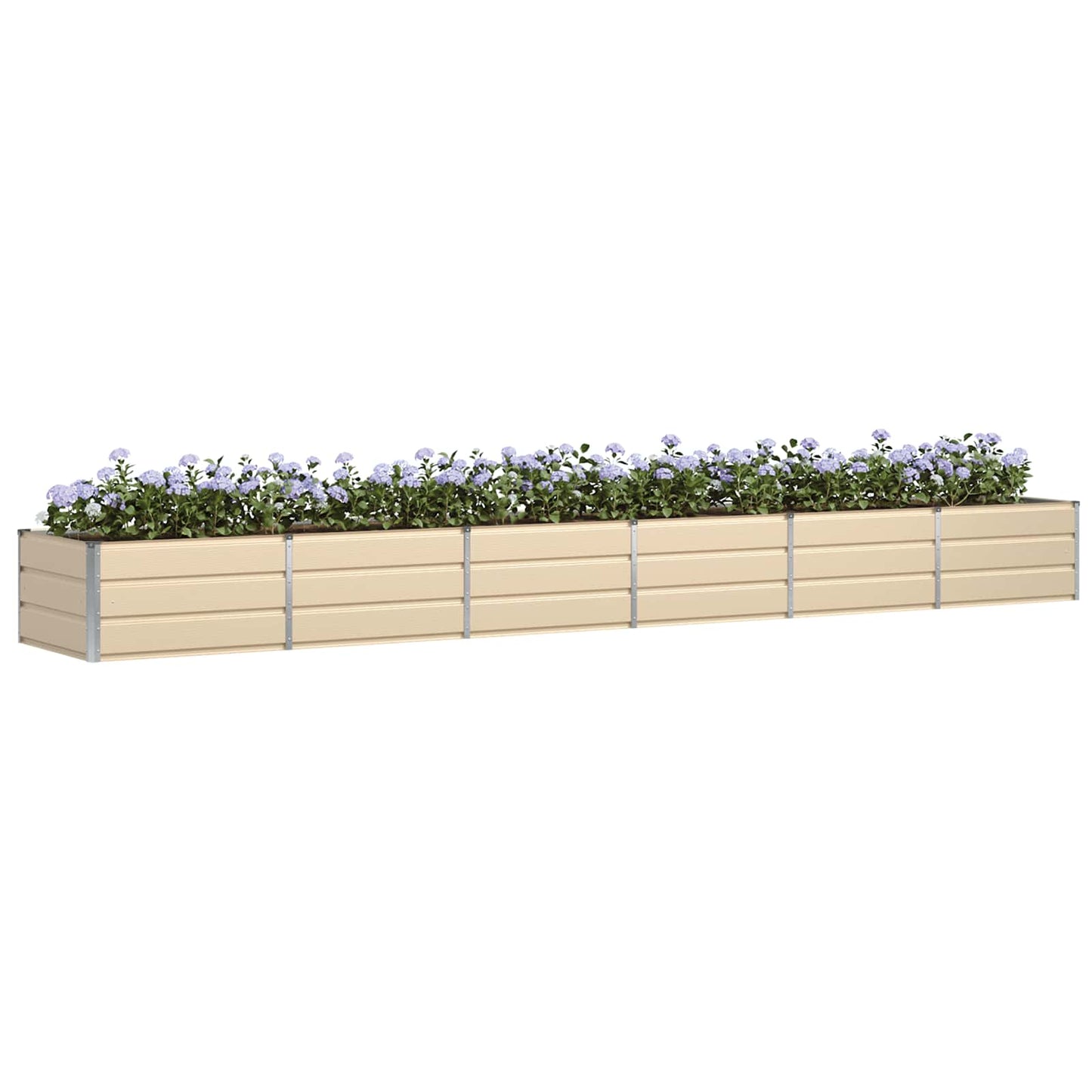 Vidaxx jardinière ivoire 480 x 80 x 45 cm acier