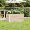 Vidaxx jardinière ivoire 100 x 50 x 45 cm en acier galvanisé