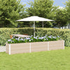 Vidaxx jardinière ivoire 480 x 50 x 45 cm en acier galvanisé