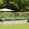 Vidaxx jardinière ivoire 480 x 50 x 45 cm en acier galvanisé