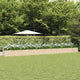 Vidaxx jardinière ivoire 480 x 50 x 45 cm en acier galvanisé