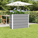 Vidaxx jardinière gris clair 100 x 40 x 75 cm acier