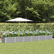 Vidaxx jardinière gris clair 480 x 80 x 45 cm acier