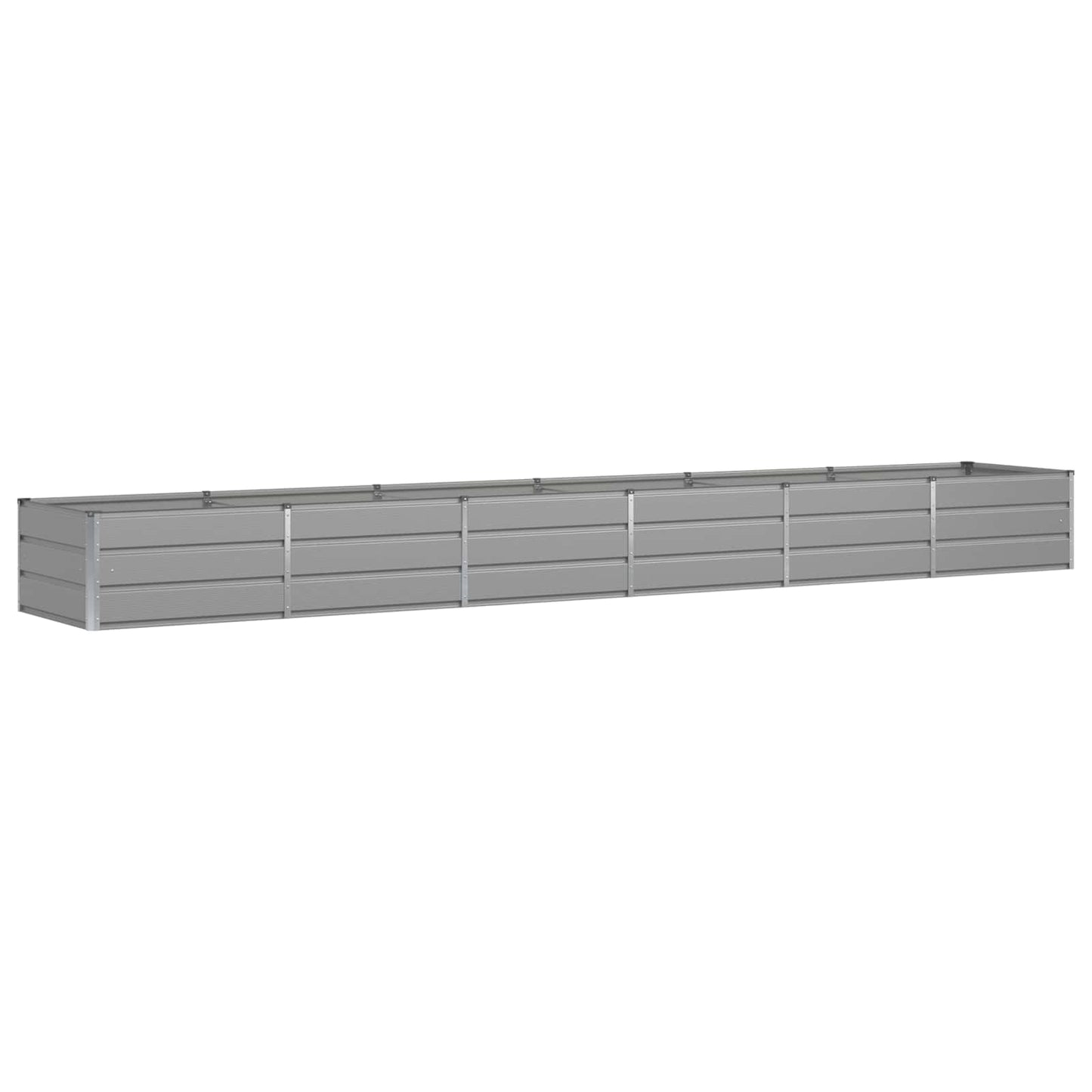 Vidaxx jardinière gris clair 480 x 80 x 45 cm acier