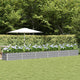 Vidaxx jardinière gris clair 600 x 80 x 45 cm acier