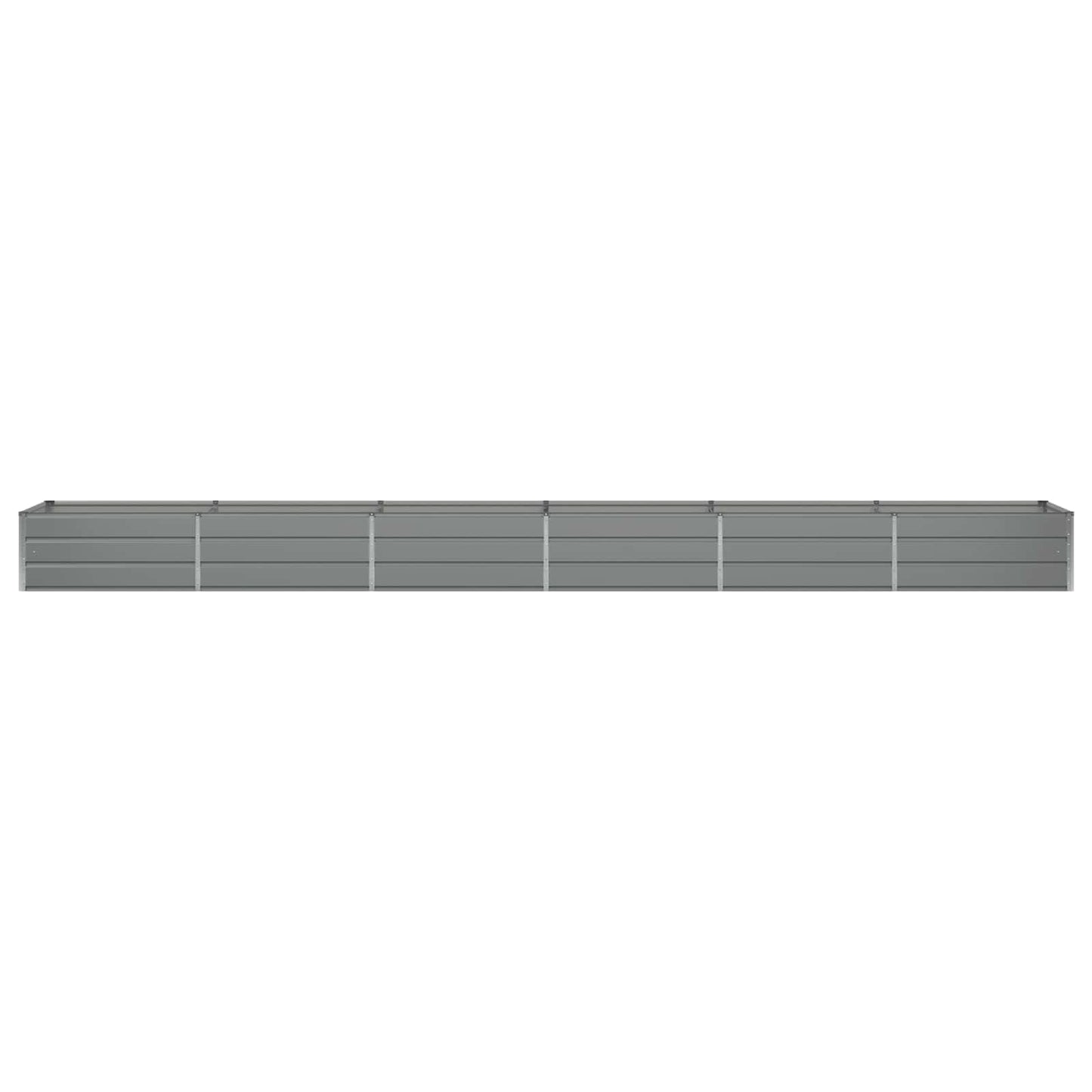 Vidaxx jardinière gris clair 600 x 80 x 45 cm acier