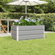 Vidaxx jardinière gris clair 100 x 50 x 45 cm en acier galvanisé