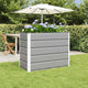 Vidaxx jardinière gris clair 480 x 50 x 45 cm acier galvanisé