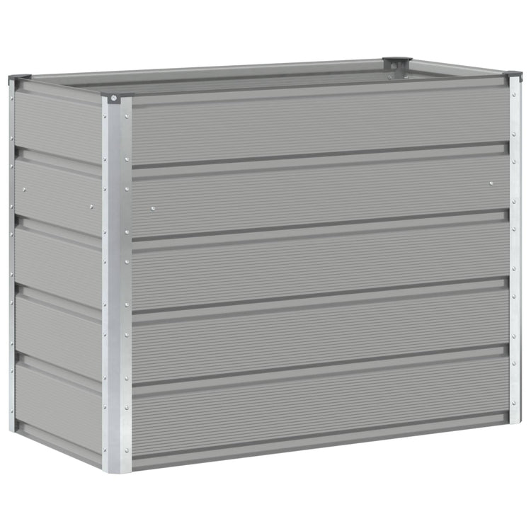 Vidaxx jardinière gris clair 480 x 50 x 45 cm acier galvanisé