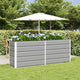 Vidaxx jardinière gris clair 480 x 50 x 45 cm acier galvanisé