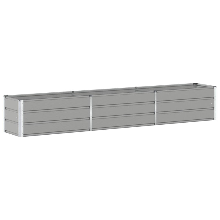 Vidaxx jardinière gris clair 480 x 50 x 45 cm acier galvanisé
