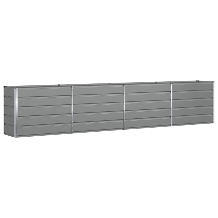 Vidaxx jardinière gris clair 480 x 50 x 45 cm acier galvanisé