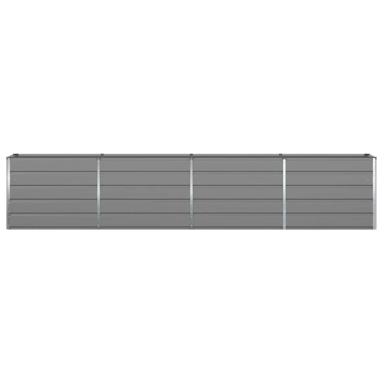 Vidaxx jardinière gris clair 480 x 50 x 45 cm acier galvanisé