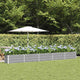 Vidaxx jardinière gris clair 480 x 50 x 45 cm acier galvanisé