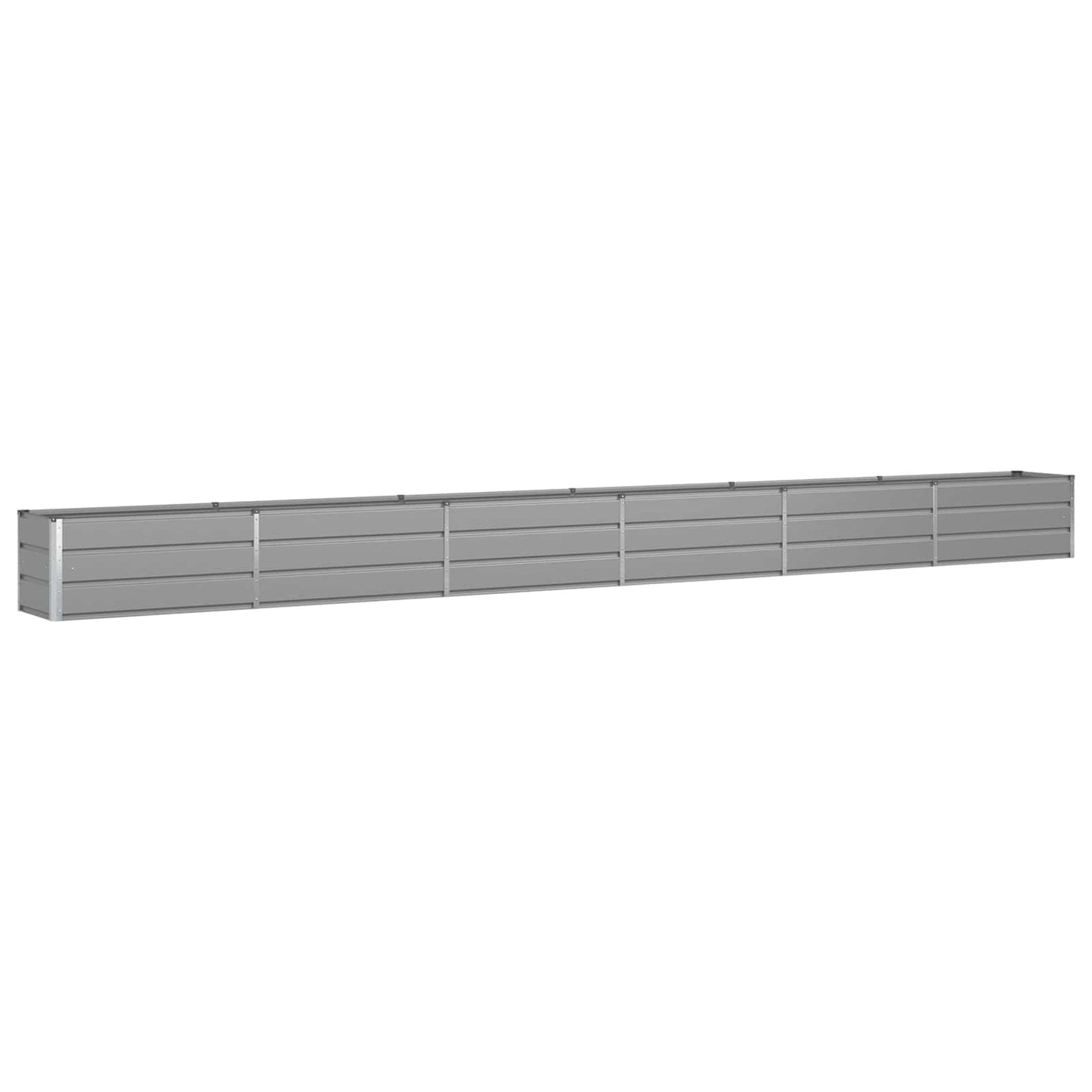 Vidaxx jardinière gris clair 480 x 50 x 45 cm acier galvanisé