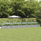 Vidaxx jardinière gris clair 480 x 50 x 45 cm acier galvanisé