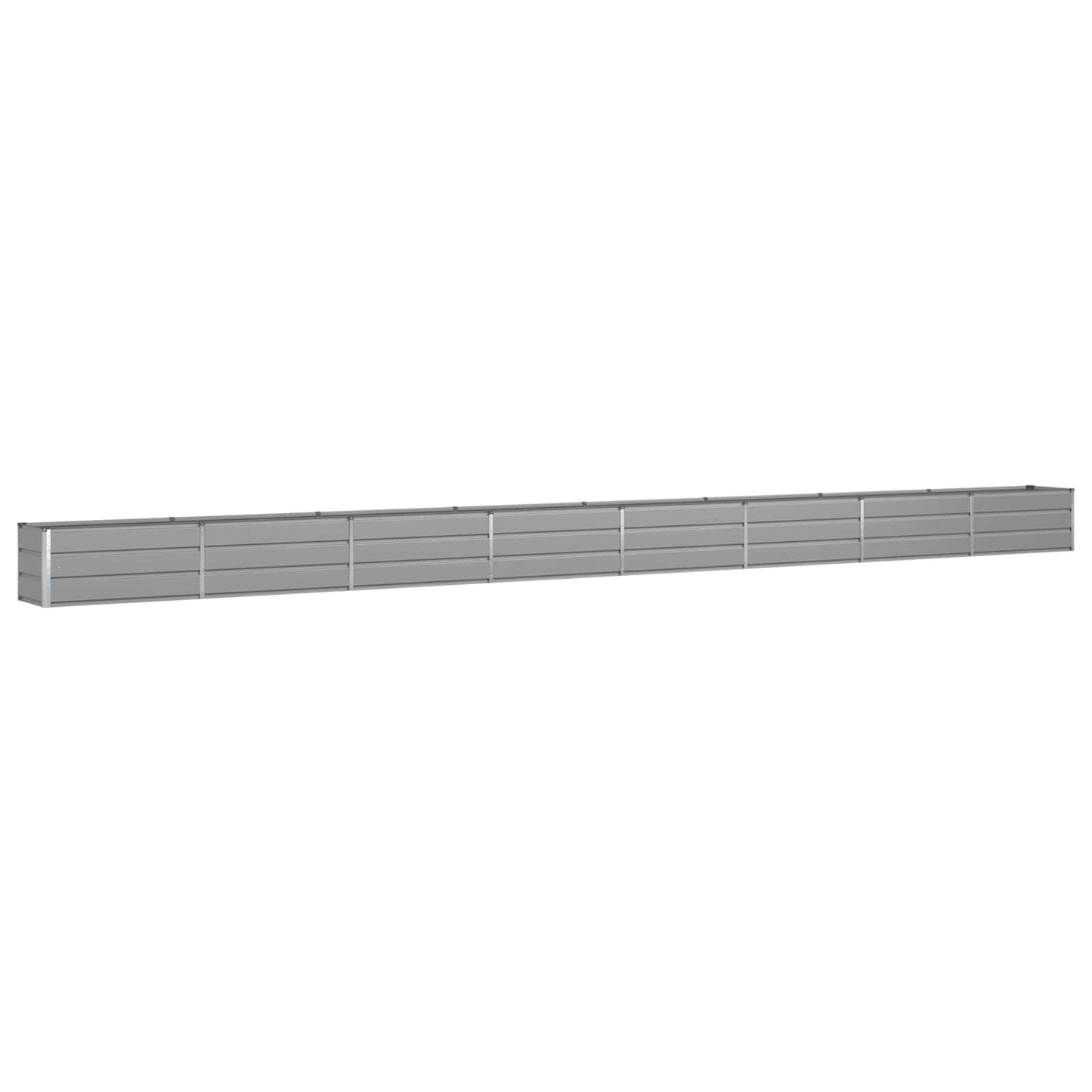 Vidaxx jardinière gris clair 480 x 50 x 45 cm acier galvanisé