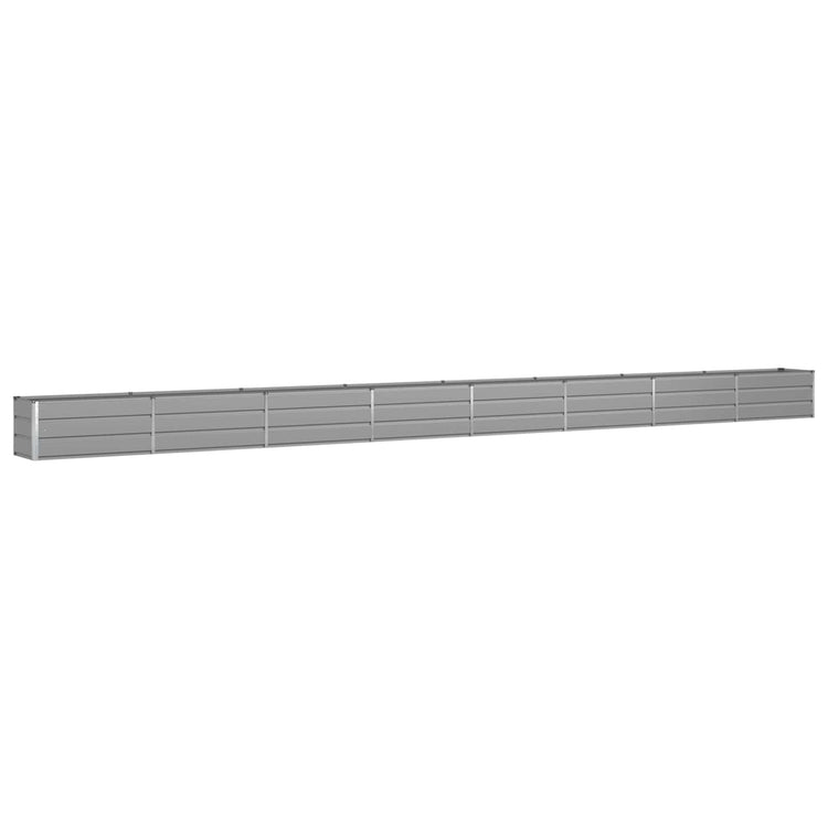 Vidaxx jardinière gris clair 480 x 50 x 45 cm acier galvanisé