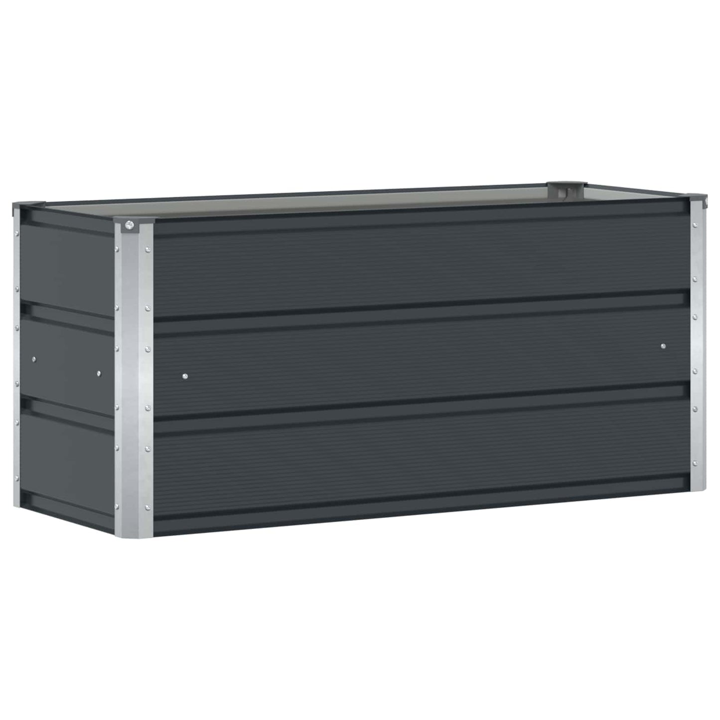 Vidaxx jardinière anthracite 100 x 40 x 45 cm acier