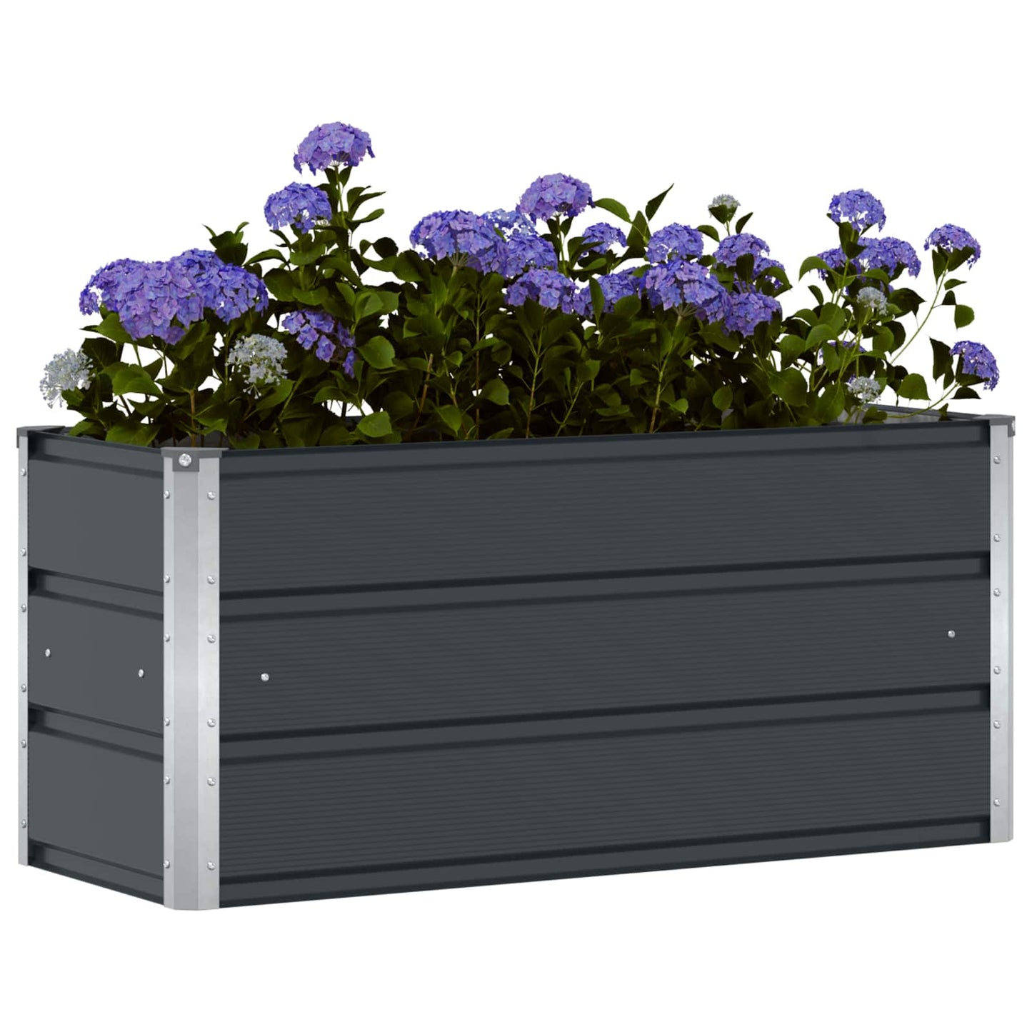 Vidaxx jardinière anthracite 100 x 40 x 45 cm acier