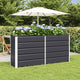 VidaXL jardinière anthracite 160 x 40 x 75 cm acier