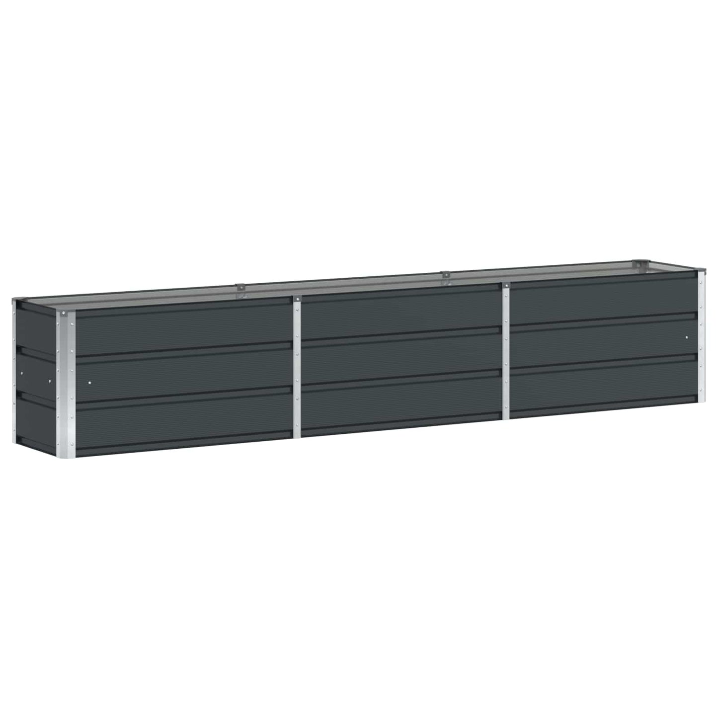 Vidaxx jardinière anthracite 240 x 40 x 45 cm acier