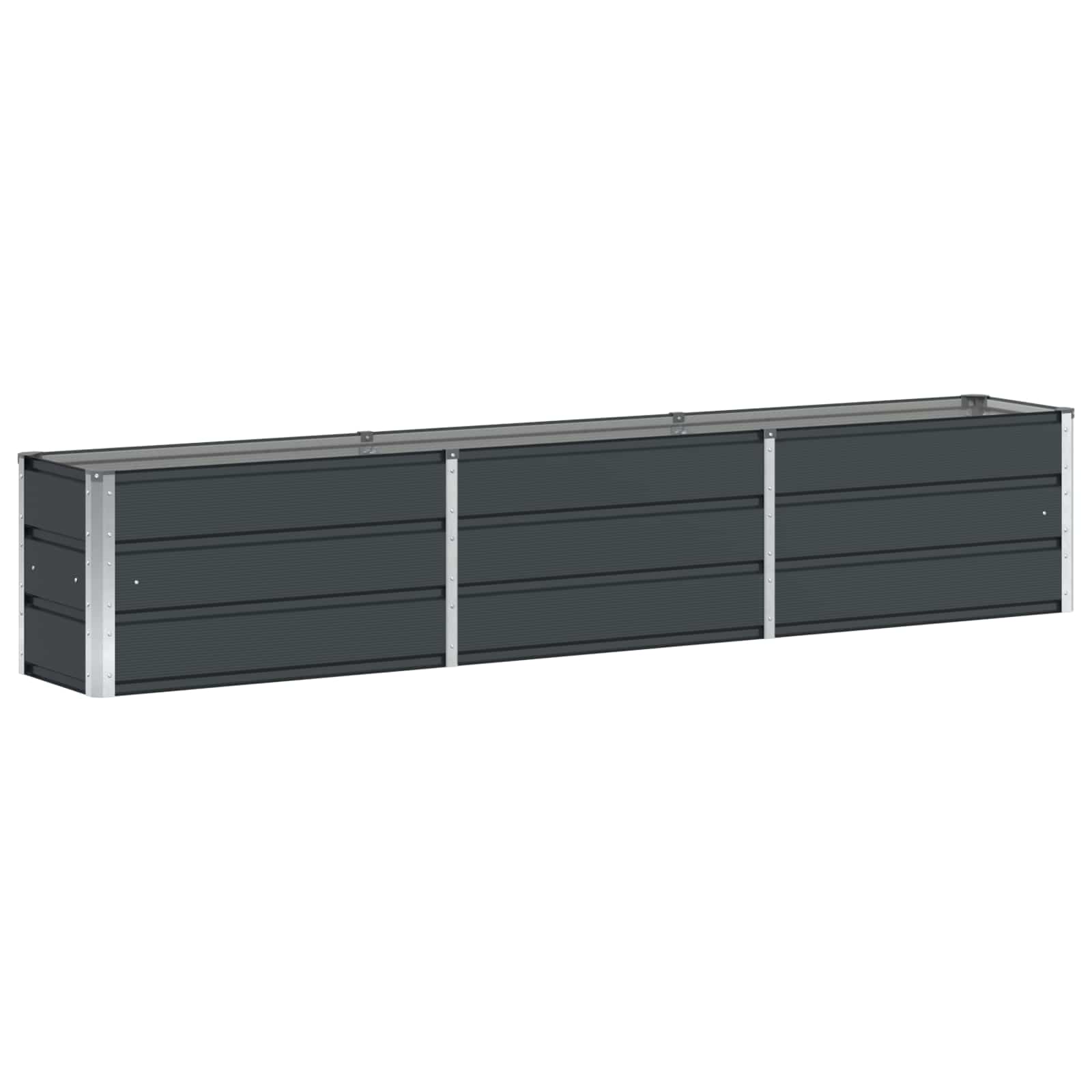 Vidaxx jardinière anthracite 240 x 40 x 45 cm acier