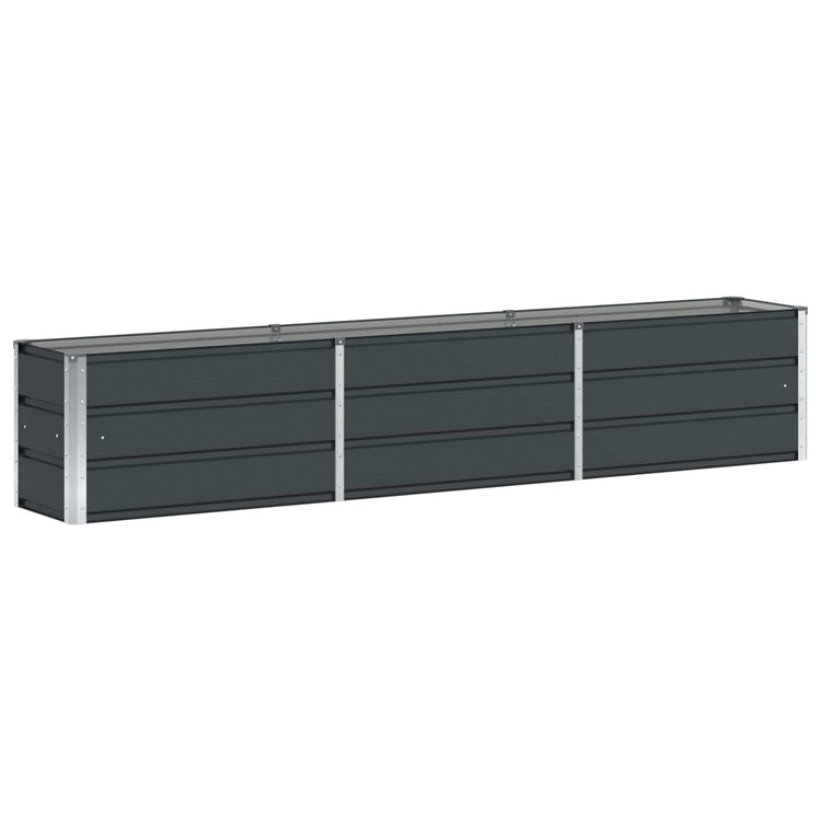 Vidaxx jardinière anthracite 240 x 40 x 45 cm acier
