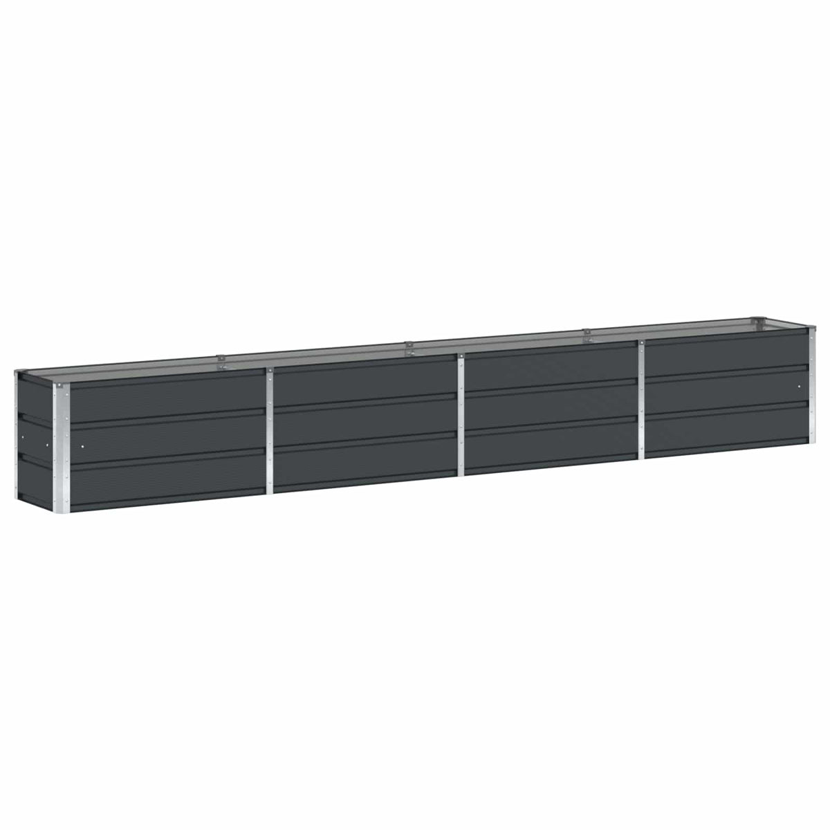 Vidaxx jardinière anthracite 320 x 40 x 45 cm acier