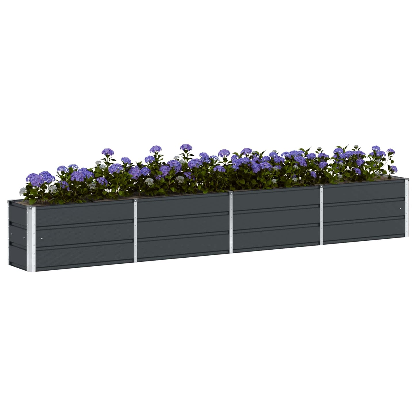 Vidaxx jardinière anthracite 320 x 40 x 45 cm acier