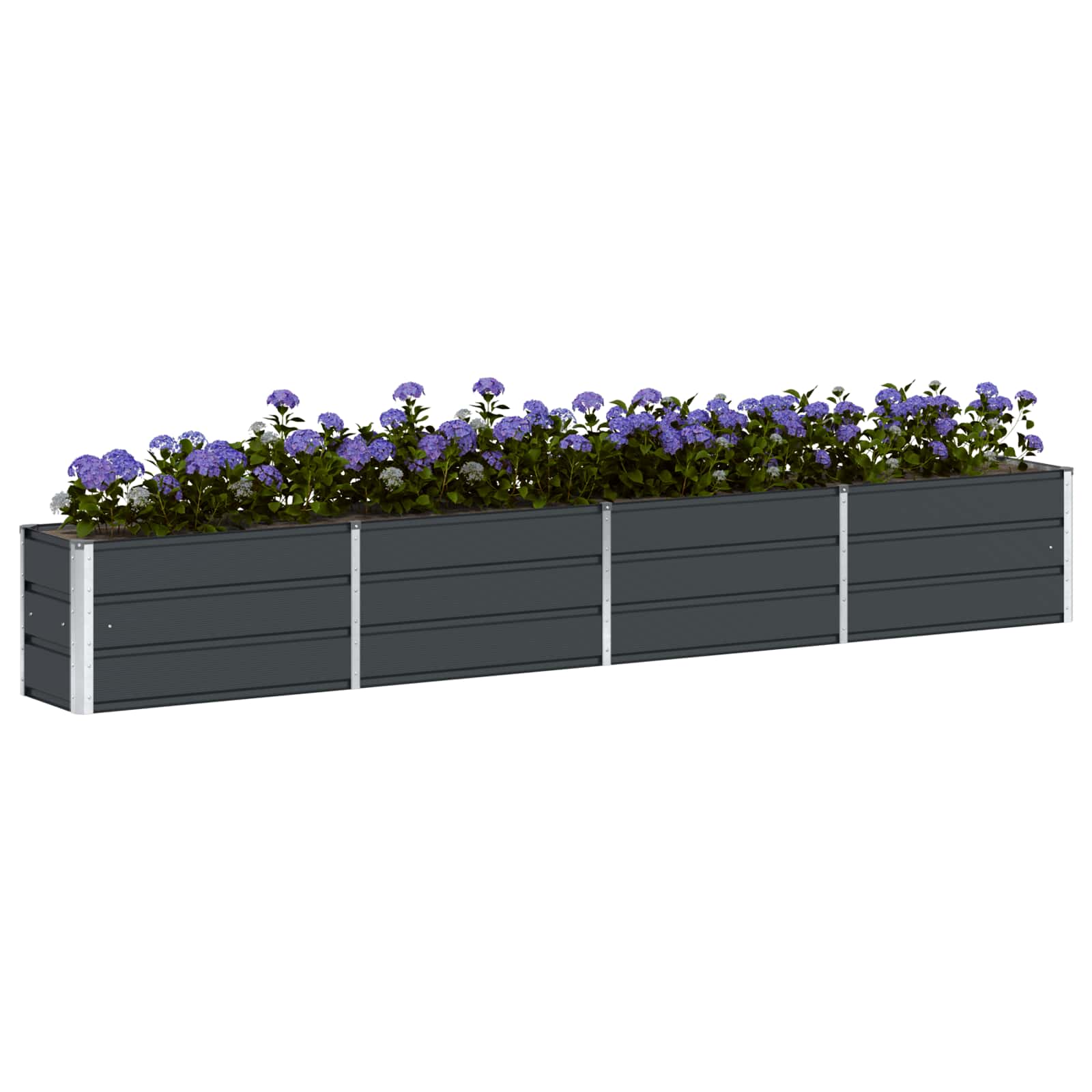 Vidaxx jardinière anthracite 320 x 40 x 45 cm acier