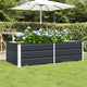 Vidaxx jardinière anthracite 160 x 80 x 45 cm acier