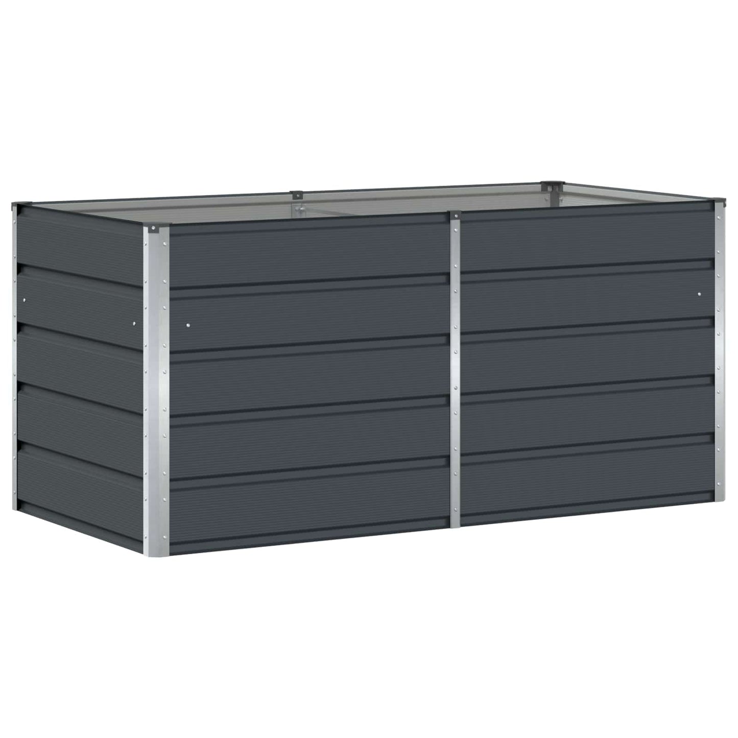 Vidaxx jardinière anthracite 160 x 80 x 75 cm acier