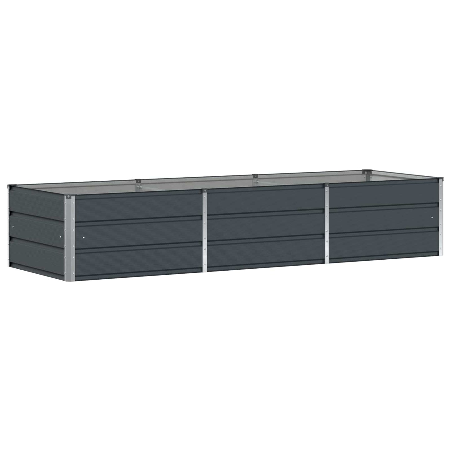 Vidaxx jardinière anthracite 240 x 80 x 45 cm acier
