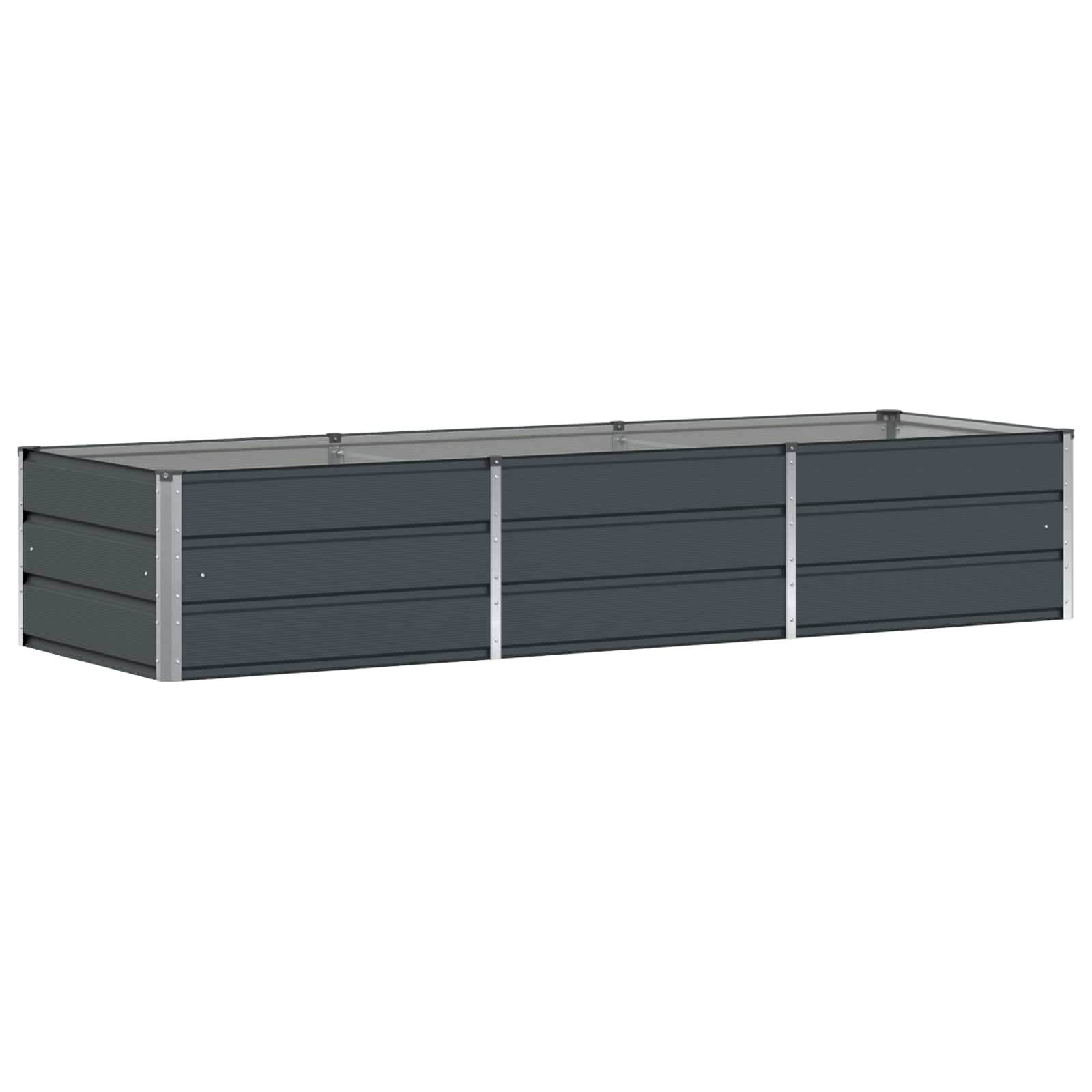 Vidaxx jardinière anthracite 240 x 80 x 45 cm acier
