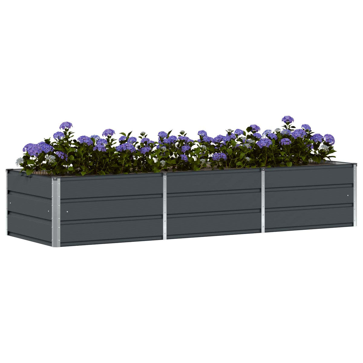 Vidaxx jardinière anthracite 240 x 80 x 45 cm acier