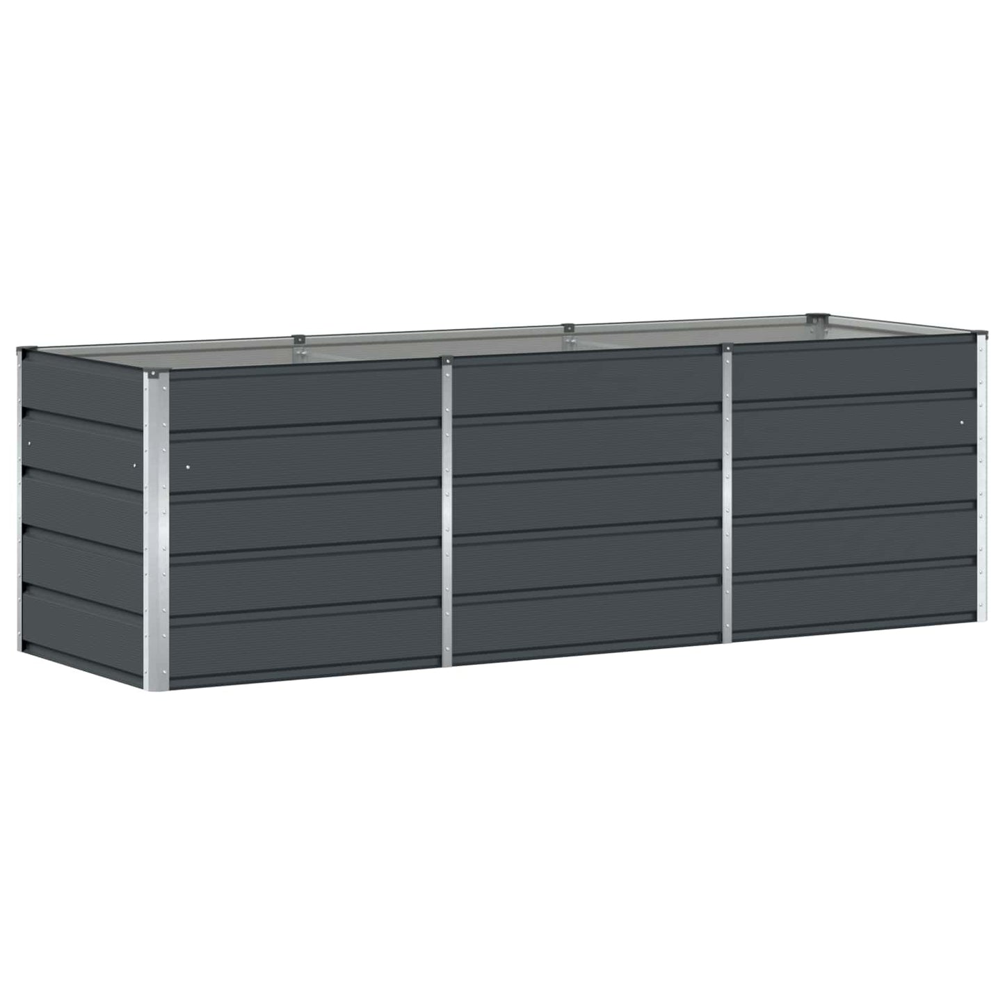 Vidaxx jardinière anthracite 240 x 80 x 75 cm acier