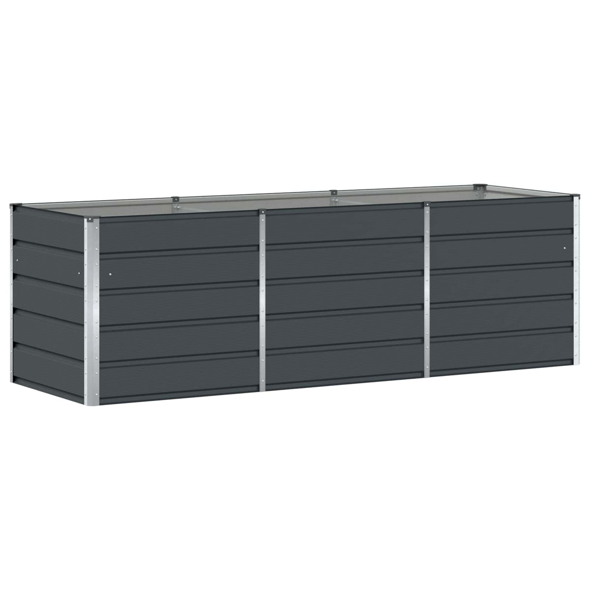 Vidaxx jardinière anthracite 240 x 80 x 75 cm acier
