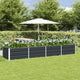 Vidaxx jardinière anthracite 320 x 80 x 45 cm acier