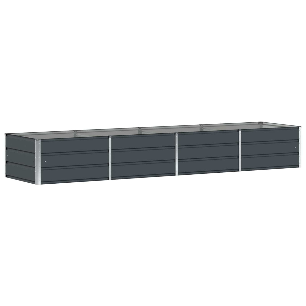 Vidaxx jardinière anthracite 320 x 80 x 45 cm acier