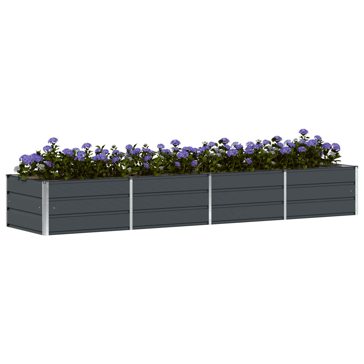 Vidaxx jardinière anthracite 320 x 80 x 45 cm acier