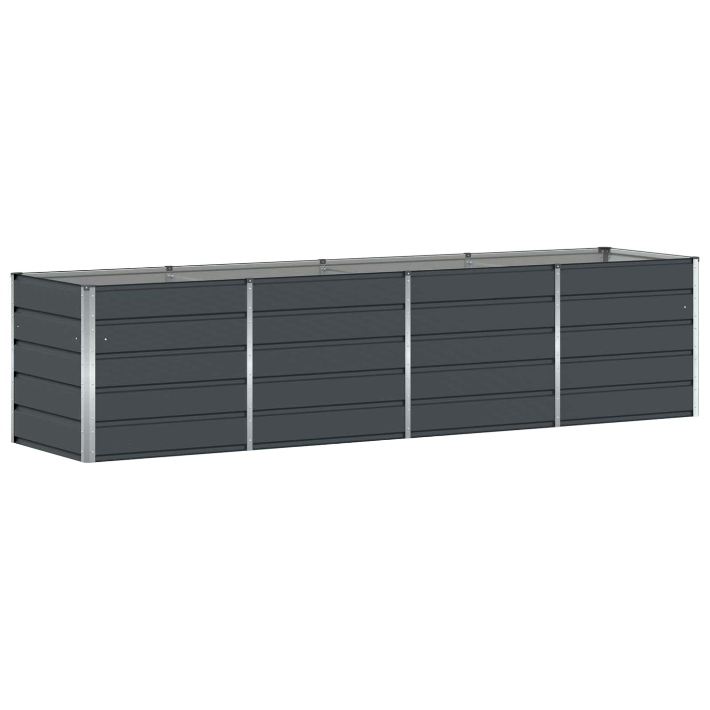 Vidaxx jardinière anthracite 240 x 80 x 75 cm acier