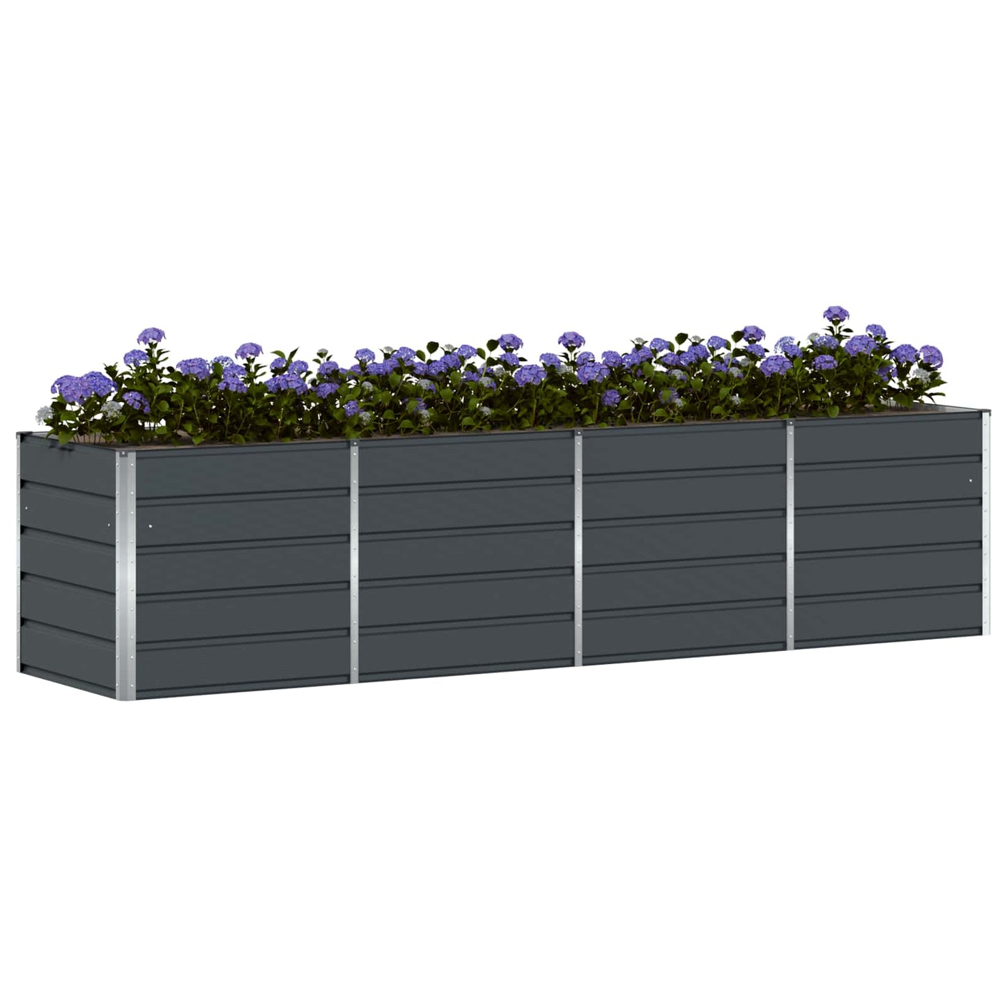 Vidaxx jardinière anthracite 240 x 80 x 75 cm acier
