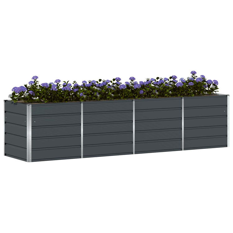 Vidaxx jardinière anthracite 240 x 80 x 75 cm acier