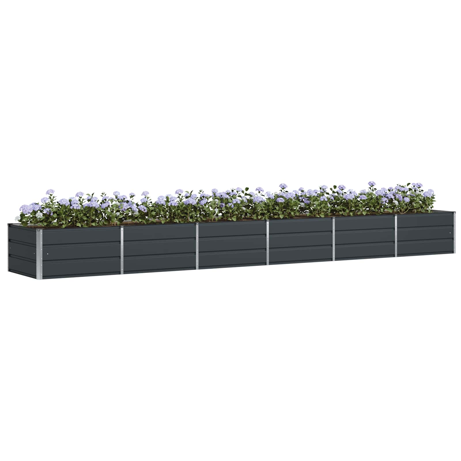 Vidaxx jardinière anthracite 480 x 80 x 45 cm acier