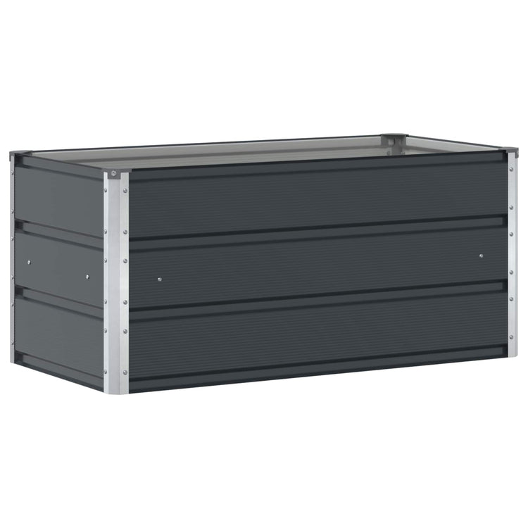Vidaxx jardinière anthracite 100 x 50 x 45 cm en acier galvanisé